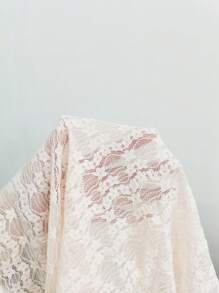 Swim Mod 3pcs Women's Sexy Backless Halter Bikini Set With Ruffled Cover-Up Dress, Summer Beach Outfits - Baby Pink - View 8