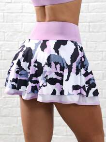 Core Rhythm 女式迷彩印花带口袋裙裤