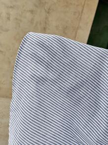 SHEIN 孕妇休闲条纹吊带背心和短裤套装