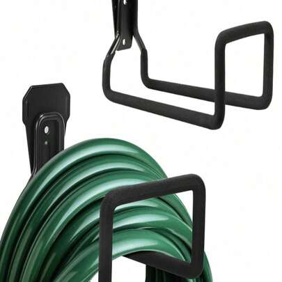 Metal Garden Hose Holder Heavy Duty Water Hose Hanger Wall Mounted Garden Water Hose Hooks Garage Hose Storage Bracke Organizer Garden Wall Mounted Bracket