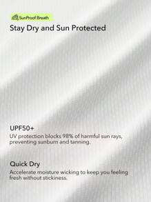 OutZeal 女士白色防晒外套 夏季日常休闲长袖上衣 防紫外线 速干 带帽 拇指孔 - 白色 - 查看 5