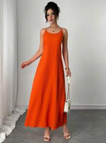 Calvaya Women's Elegant Lace Backless Sleeveless Maxi Dress, Vacation Style