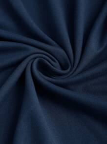 Sweetra Off-Shoulder Ruched Bodycon Mini Party Dress, Chic Layered Ruched Sexy Club Mini Dress For Women - Blue - View 4