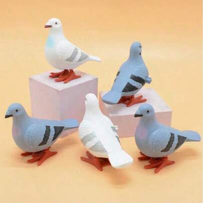 Cute Jumping Pigeon Clockwork Jump Toys Simulation Animal Jumping Animal Clockwork Toys Christmas Gifts,Dancing Cat,Piccione,Christmas Sweets