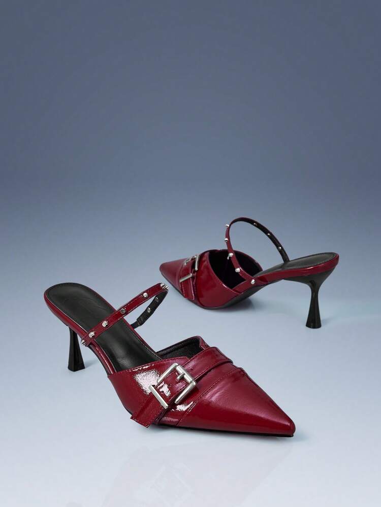 CUCCOO GRLICON Escarpins à talons hauts style punk Y2K pour femmes, convenant pour la moto, la fille cool, Halloween, Noël, tenues de fête