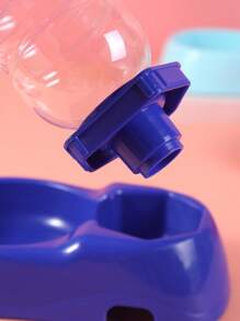 1 件自动补充宠物水碗 - PP 塑料猫/狗饮水器，防溢设计 | 防刮旅行喂食器（轻微运输痕迹，易于清洁） - 彩色 - 查看 8