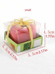 SHEIN 1pc Eve Gift Apple Candle, Holiday Celebration Candle, Birthday Decoration,Room Decor,Gifts Graduation