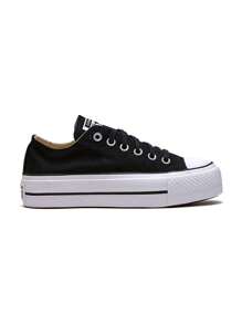 Converse CHUCK TAYLOR ALL STAR CANVAS PLATFORM - Black/White - View 1
