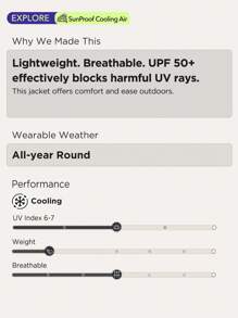 OutZeal OutZeal SunProof UPF50+ Lightweight Cooling Hooded Sun Protection Jacket Women With Drawstring Waist