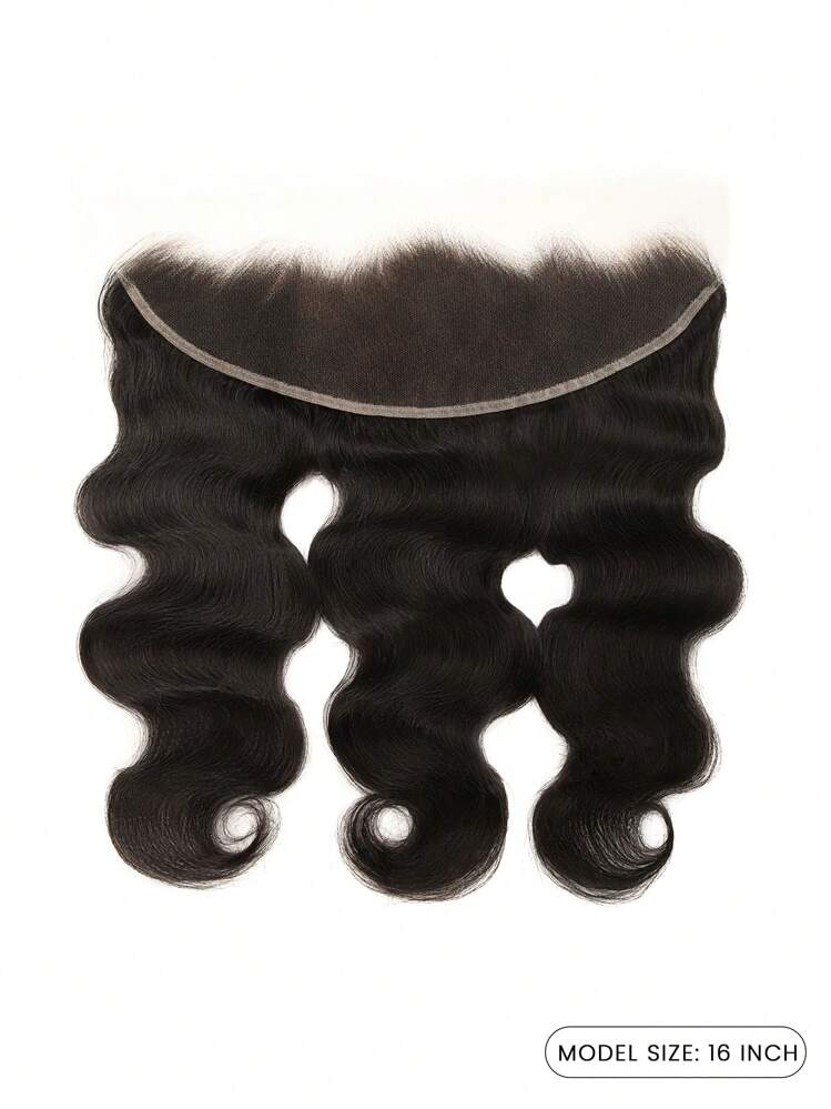 TrueHD 1片高清蕾丝前额假发，13x4寸，波浪卷发，真人发，13x4寸耳到耳高清蕾丝前额假发，预先拔毛，自由分缝，全蕾丝前额假发，女士专用 - SNatural - 查看 2