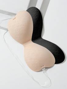 Wedaily 6pcs/Pack Women's Strapless Comfortable Reusable Bra Breast Petals Pasties For Everyday Wear - Multicolor - View 7