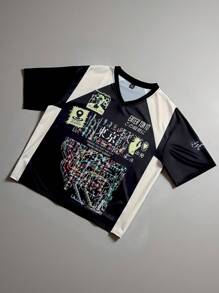 Manfinity EMRG Camiseta gráfica "Momento de Tokio" para hombres