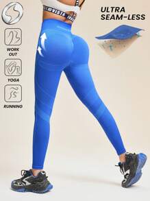 Innovista 无缝运动紧身裤 高支撑收腰V型露背 日常休闲瑜伽普拉提高强度间歇训练 办公室到健身房 紧身裤 运动裤 塑形服装 柔软舒适 舒适运动 功能性网眼透气 收腹 压缩 防走光 无缝裤 有氧运动 户外运动 防紫外线 健康 - 藍色 - 查看 2