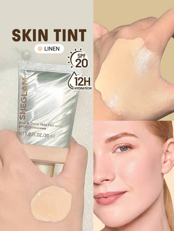 SHEGLAM Dew & Done Fond De Ten UșOr Cu Spf20-Linen Absolvire Zi De NașTere Vacanță Vară Toamnă Y2K Elegant Modă Femei Machiaj Cosmetice Petrecere Plajă CăLăTorie Camping ÎN Aer Liber ȘCoală Campus Excursie Festivaluri Decor Cadou Cadou Trandafir Fată Cosplay Cel Mai Bun Culoare Farmec Atmosferă