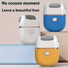 SHEIN Electric Foot Scrub, Rechargeable Portable Electric Foot Callus Removal, 2 Grinding Heads Of Different Thicknesses, Professional Foot Care Tools, Foot Care To Remove Dead Skin, Ideal Gift - Multicolor - View 7