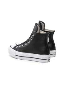 Converse GIÀY DA CHUCK TAYLOR ALL STAR - Đen/Đen/Trắng - Xem 3