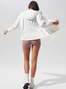 Fluxe 女士纯色长袖夹克，夏季时尚