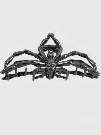 Goth Clip para el cabello con forma de garra de araña, accesorio para el cabello de metal