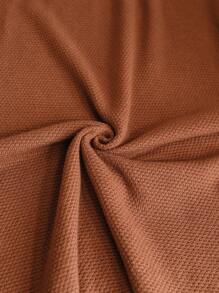 MOTF PREMIUM APPLIQUES SLIM FIT SWEATER DRESS - Brown - View 7