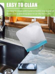Một nhu cầu thiết yếu để giữ cho các thành phần tươi và đông lạnh! Túi đựng thực phẩm có thể tái sử dụng, thiết kế tự niêm phong thông minh, để bảo quản các thành phần trong thời gian dài hơn! Blue 10 Into The Group - Màu xanh lam - Xem 7