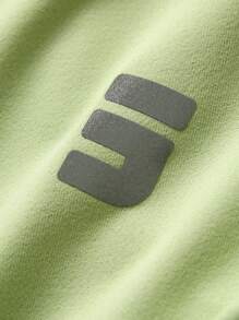 JNSQ Ropa de vuelta al colegio para niña preadolescente, Parte superior deportiva profesional para exteriores, Parte superior deportiva profesional para exteriores con cuello redondo, plisado 3D y estampado reflectante 3M para niños