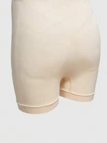 SHEIN Shape شورت نسائي لمرحلة الحمل، عالي الخصر، شكل عادي، كاجوال