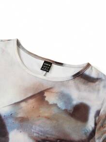 Ellevyn Elegant Women's Round Neck Slim Fit Hip Package Slit Dress Teacher Outfits