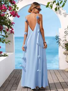 Vivid Eden 3D花朵吊带女装