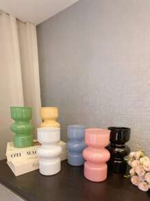 One Piece Glass Vases For Flowers For Home Decor, Holiday Gifts,Home Decor,Flower Vase,Centerpiece,Table Decor Back To School Room Decor School Supplies - Multicolor - View 1