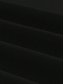 SHEIN PETITE 2 件套休闲圆领修身女式背心，适合夏季，基本款上衣