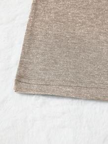 INAWLY 女式花卉和字母印花无袖圆领吊带背心，适合夏季图案 T 恤女式上衣 - 卡其色 - 查看 4