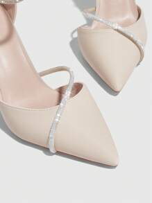 CUCCOO CHICEST 女士鞋 水钻装饰尖头细高跟踝带高跟鞋 夏季毕业高跟鞋 舞会高跟鞋 度假鞋 夏季促销 返校鞋 大学生鞋 圣诞节 秋季 新年 假期