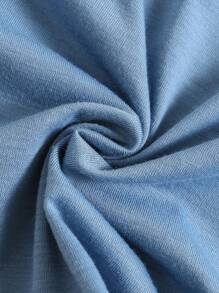 SHEIN 8件套男婴舒适休闲日常百搭压花字母短袖T恤短裤套装，多件装，适合春夏季节日常穿着、运动、户外、校园、派对、度假、拍照等场合 - 彩色 - 查看 9