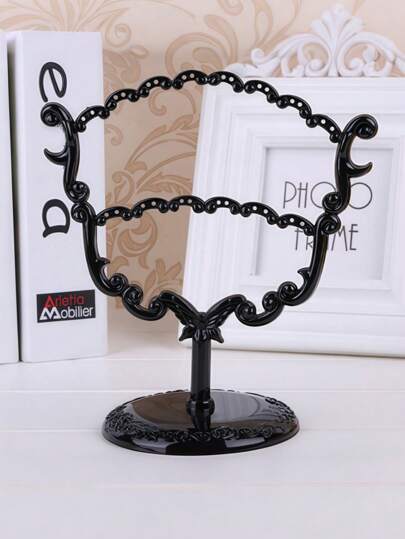 Goth 1 pièce Support de bijoux gothique thème Halloween en plastique, organisateur portable pour colliers et bagues pour une esthétique effrayante