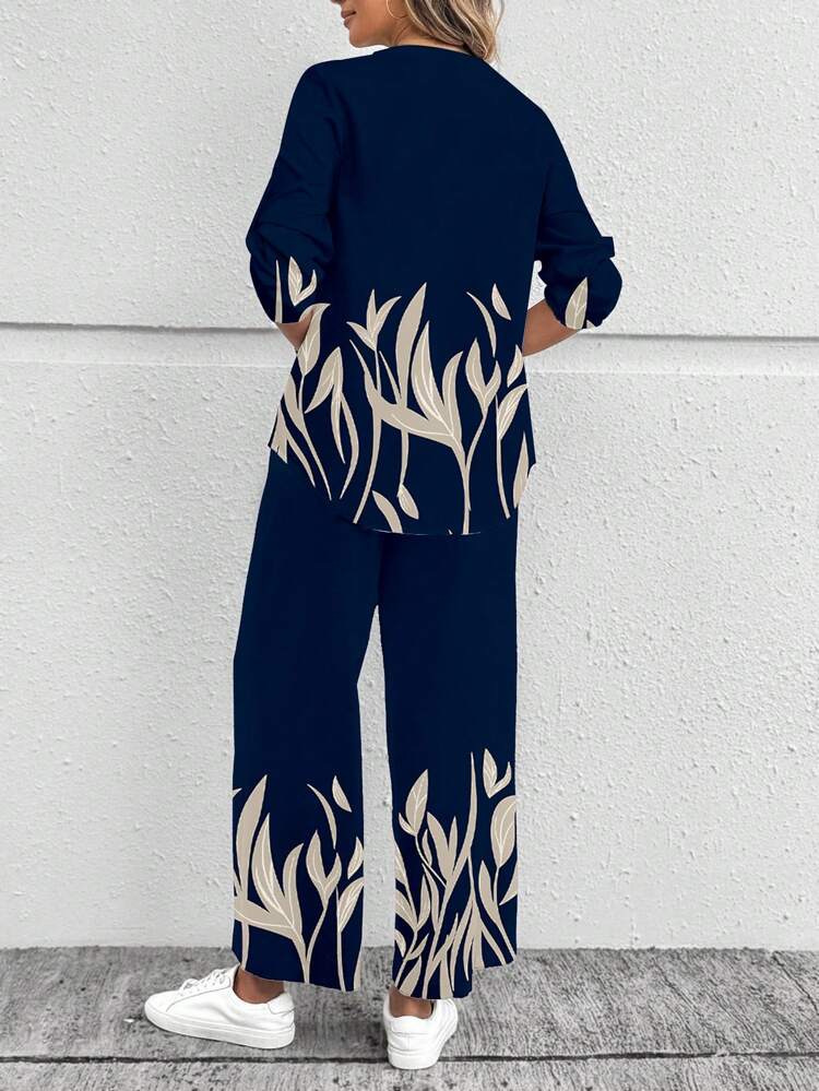 2pcs Women Casual & Simple Summer Set Fall Clothes,Casual