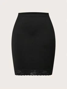 Shaping Daily Wear Skirt - Black - View 7