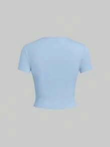 SHEIN EZwear 5件装基本款纯色修身T恤背心 - 彩色 - 查看 3
