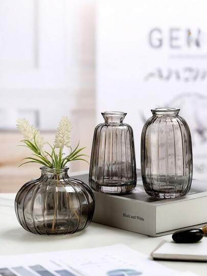 Creative Mini Hydroponic Glass Flower Vase Groen Plants Fresh Flowers Tafel ation