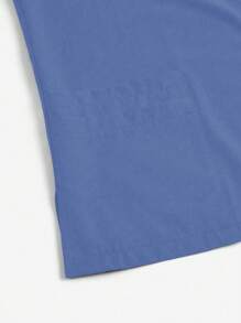 TaskEZ Chaqueta de uniforme de manga larga con bolsillo con cremallera de color contrastante - Agua verde azul - Ver 6