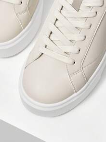 MOTF PREMIUM PU LEATHER PLATFORM CASUAL SHOES FOR CHRISTMAS - Camel - View 6