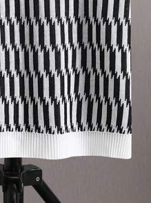 Manfinity Homme Top tricoté casual simple à boutons contrastés de couleur unie pour hommes