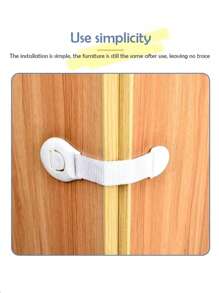 1/5/10 Piece Cabinet Lock, Baby-Proof Drawer Lock, Finger Pinching Prevention, Buckle Design