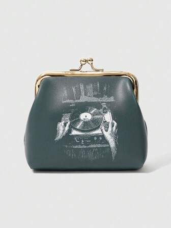 Goth Printed Fashion Gothic Style Coin Purse