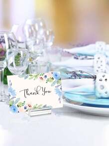 Acrylic Signing Table Seat Card Arrangement Touming Card Slot Base Postcard Wedding Card Holder Table Number Plate Holder, Clear Acrylic Card Slot Base Postcard Card Holder Wedding Card Table Number Plate Table Card Display Holder. - Multicolor - View 4