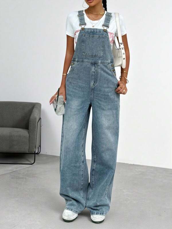 Teenager-Mädchen Y2K Frühling Sommerpause Vintage Retro gewaschen schräge Tasche Baggy Denim Overalls Jeans Jumpsuit, Mädchen Sommer Strand Boho Urlaub Strampler, Sommer Konzert Festival Casual Rave Outfits, Mädchen Sommer Brunch Kirche Abschluss Outfits, Streetwear, Back to School Outfits