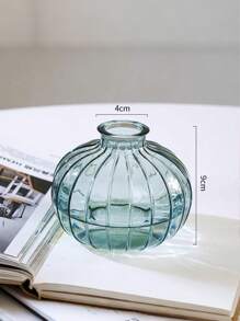 创意迷你水培玻璃花瓶，适用于绿色植物和鲜花餐桌装饰 - 彩色 - 查看 3