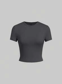 SHEIN EZwear 5件装基本款纯色修身T恤背心 - 彩色 - 查看 11
