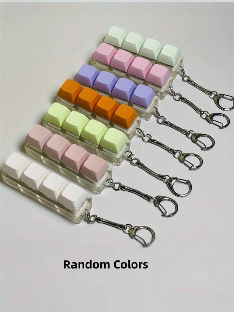 3pcs Pressure Relief Keychains,Keyboard KeyDesign,Adult Finger Toy ...