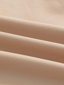 SHAPORA Women Solid Color Mesh Splice High Waist Shapewear - Apricot - View 4