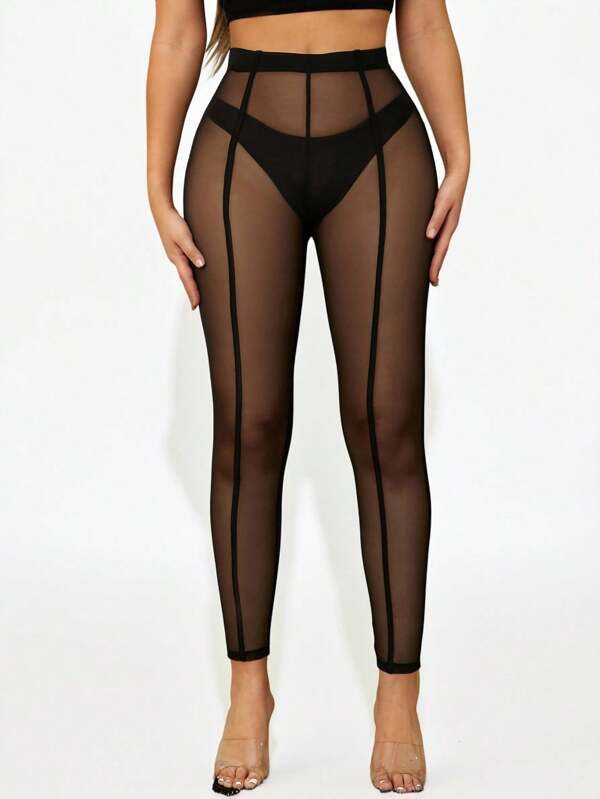 SHEIN SXY Sexy Vlak Dames leggings Zeeg